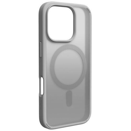 Etui PURO Gradient MagSafe do Apple iPhone 16 Pro Max Srebrny