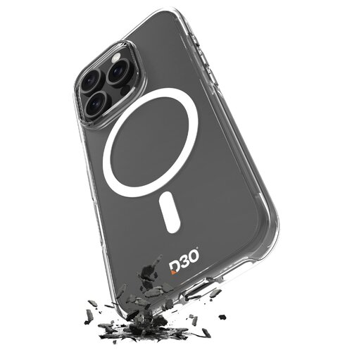 Etui PURO Impact Clear D3O MagSafe do Apple iPhone 16 Pro Przezroczysty