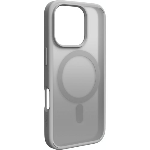 Etui PURO Gradient MagSafe do Apple iPhone 16 Pro Srebrny