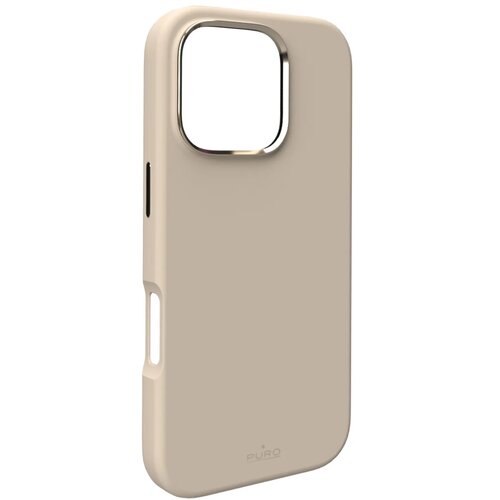 Etui PURO Icon Mag Pro MagSafe do Apple iPhone 16 Pro Beżowy