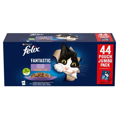 Karma dla kota FELIX Fantastic Wiejskie smaki (44 x 85 g)
