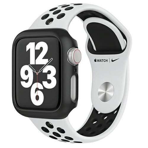 Etui ARAREE Areo do Apple Watch 4/5/6/SE/SE 2 (40mm) Czarny