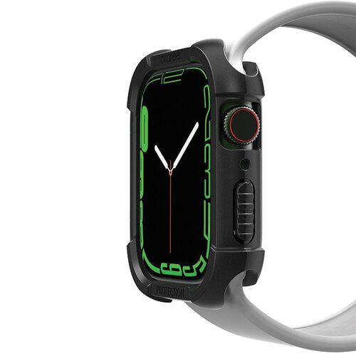 Etui ARAREE Flexield do Apple Watch 7/8/9 (45mm) Czarny
