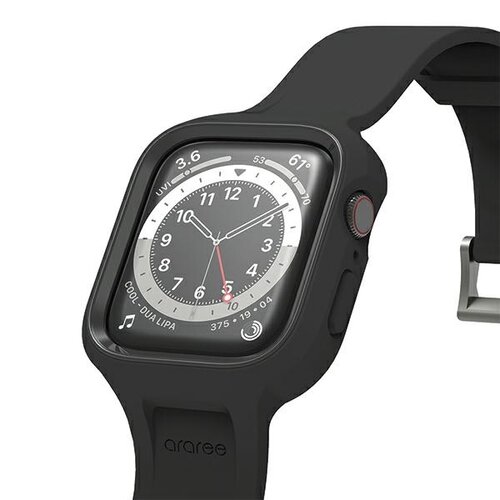 Etui ARAREE Duple Pro do Apple Watch 4/5/6/7/8/9/SE/SE 2 (40/41mm) Czarny