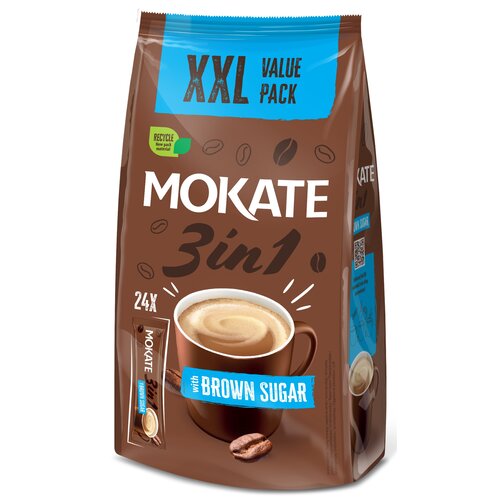 Kawa rozpuszczalna MOKATE 3in1 Brown Sugar XXL (24 szt.)