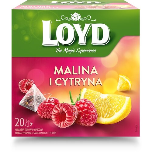 Herbata LOYD Malina & Cytryna (20 sztuk)