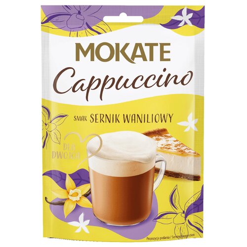 Kawa rozpuszczalna MOKATE Cappuccino Sernik waniliowy 40 g