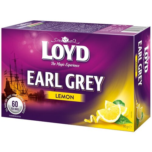 Herbata LOYD Earl Grey Lemon (60 sztuk)