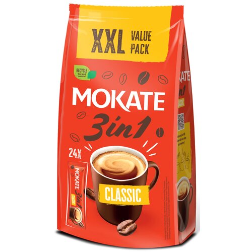 Kawa rozpuszczalna MOKATE 3in1 Classic XXL (24 szt.)