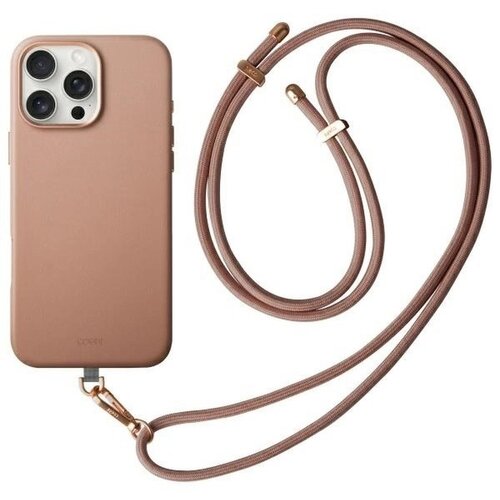 Etui UNIQ Coehl Magnetic Charging Muse do Apple iPhone 16 Pro Brązowy