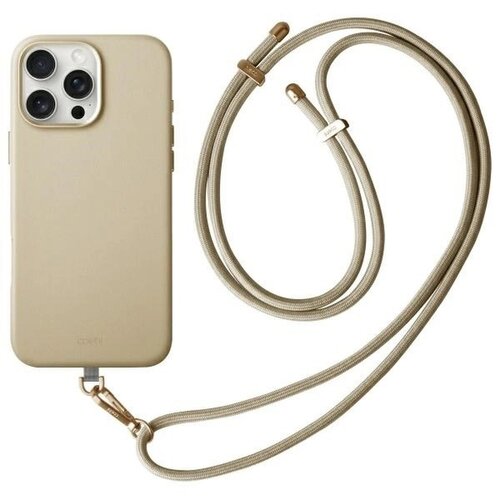 Etui UNIQ Coehl Magnetic Charging Muse do Apple iPhone 16 Pro Kremowy