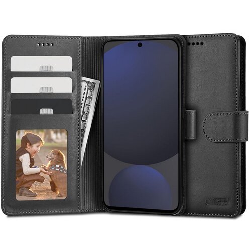 Etui TECH-PROTECT Wallet do Samsung Galaxy S24 FE Czarny