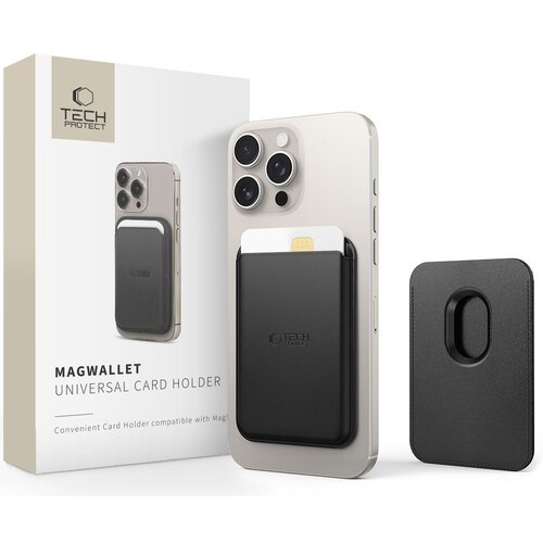 Etui Portfel TECH-PROTECT MagWallet Magsafe Czarny