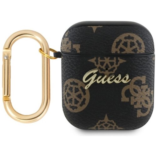 Etui na słuchawki GUESS 4G Hook do Apple AirPods 1/2 Czarny