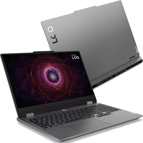 Laptop LENOVO LOQ 15ARP9 15.6" IPS 144Hz R7-7435HS 24GB RAM 1TB SSD GeForce RTX4070 DLSS 3 Windows 11 Home