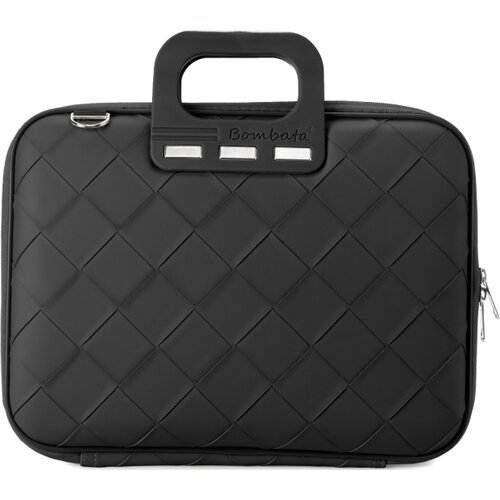 Torba na laptopa BOMBATA Intrecciato 13-14 cali Czarny