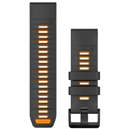 Pasek GARMIN QuickFit 010-13393-05 (50/51mm) Grafitowo-pomarańczowy