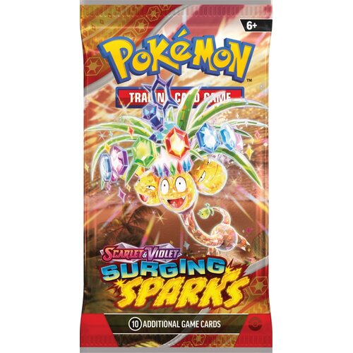 Gra karciana POKEMON TCG Scarlet & Violet Surging Sparks (1 zestaw)