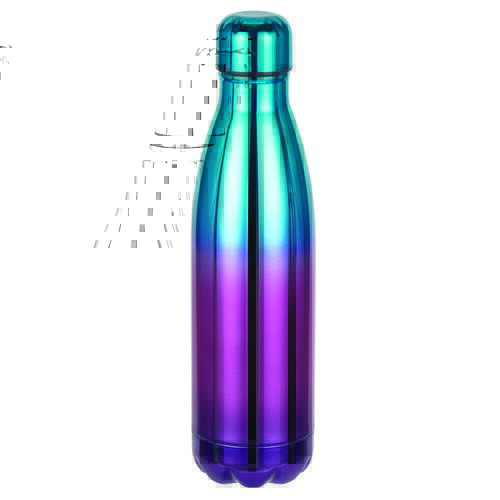 Butelka termiczna SMILE Metallic 500ml Niebiesko-Różowy