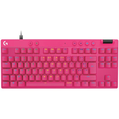 Klawiatura LOGITECH G Pro X TKL Rapid Różowy