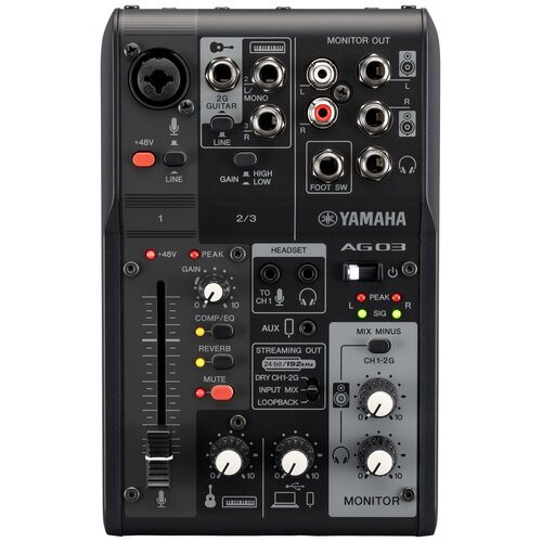 Mikser audio YAMAHA AG03MK2 Czarny