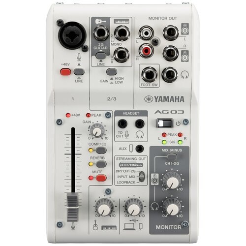 Mikser audio YAMAHA AG03MK2 Biały