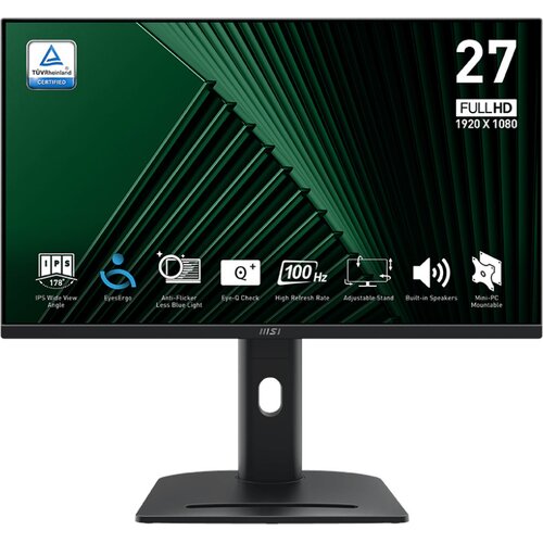 Monitor MSI Pro MP275PG 27" 1920x1080px IPS 100Hz 1 ms [MPRT]