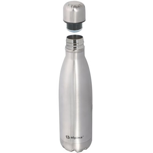 Butelka termiczna ALPINA 186726 450 ml Srebrny