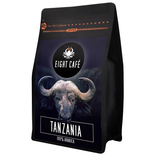 Kawa ziarnista EIGHT CAFE Arabica Tanzania 1kg (Rzemieślnicza)