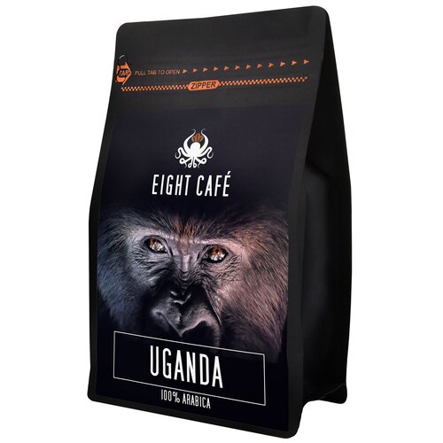Kawa ziarnista EIGHT CAFE Arabica Uganda 1kg (Rzemieślnicza)