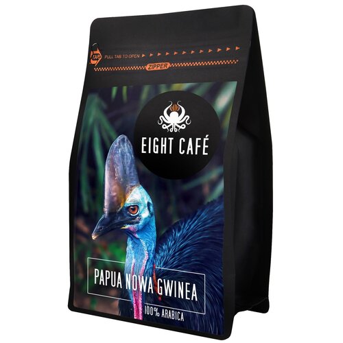 Kawa ziarnista EIGHT CAFE Arabica Papua Nowa Gwinea 1kg (Rzemieślnicza)