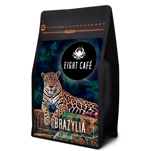 Kawa ziarnista EIGHT CAFE Brazylia Arabica 1kg (Rzemieślnicza)