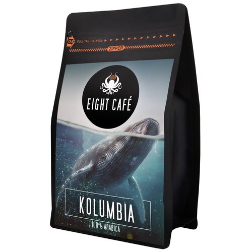 Kawa ziarnista EIGHT CAFE Arabica Kolumbia 1kg (Rzemieślnicza)