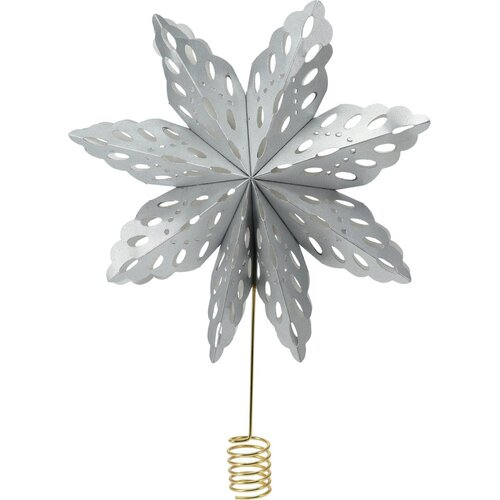 Gwiazda CHRISTMAS DECORATION 30 cm Srebrny