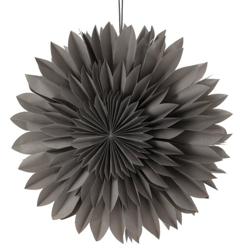 Zawieszka CHRISTMAS DECORATION Gwiazda 50 cm Szary