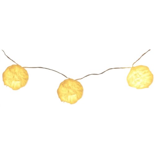 Girlanda CHRISTMAS DECORATION Futrzane kulki 1.75 m Sieciowe