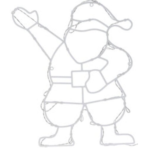 Figurka świetlna CHRISTMAS DECORATION Mikołaj