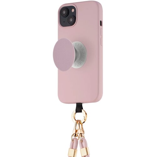 Etui JUST ELEGANCE PopGrip do Apple iPhone 15 Różowy