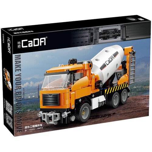 Klocki plastikowe CADA Make Your Bricks Move Betoniarka pojazd budowlany C65021W
