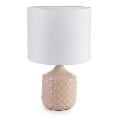 Lampka stołowa EUROFIRANY Kaya 461278 Biało-beżowy