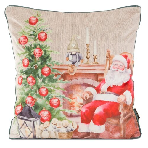 Poszewka EUROFIRANY 459710 45 x 45 cm Beżowy