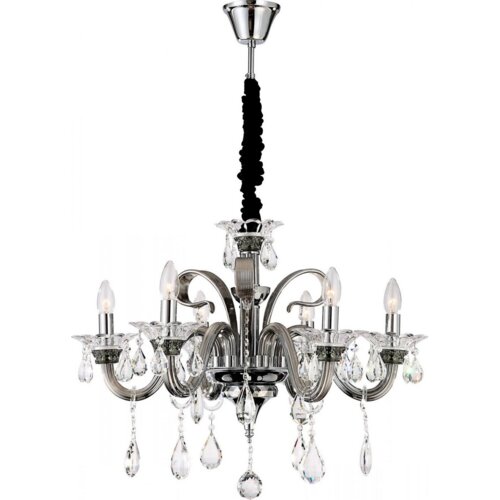 Lampa EUROFIRANY Glitter 02 70 x 52 cm Srebrny