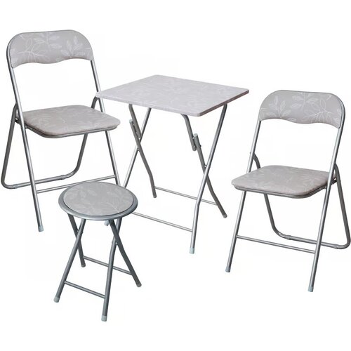Meble campingowe PATIO 47650 Flower Srebrny