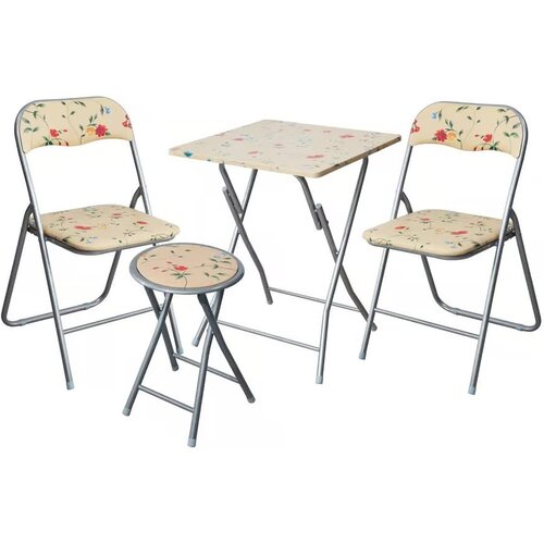 Meble campingowe PATIO 47646 Flower Ecru