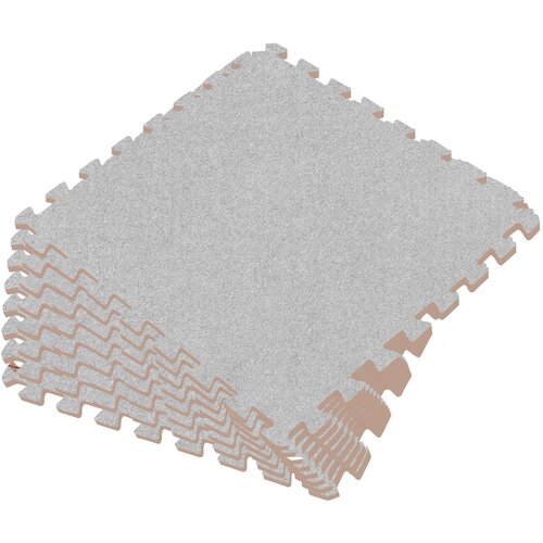 Mata piankowa MASSIDO Puzzle 180 x 120 cm (6 elementów) Szary
