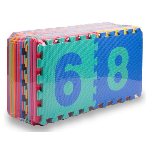 Mata piankowa RICOKIDS Puzzle 120 x 270 cm Litery kolorowe 7487 (36 elementów)