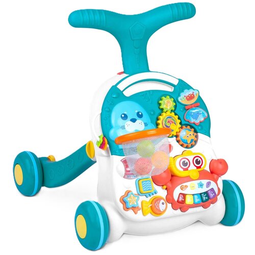 Pchacz dla dziecka RICOKIDS 2w1 RK-810 Biało-niebieski