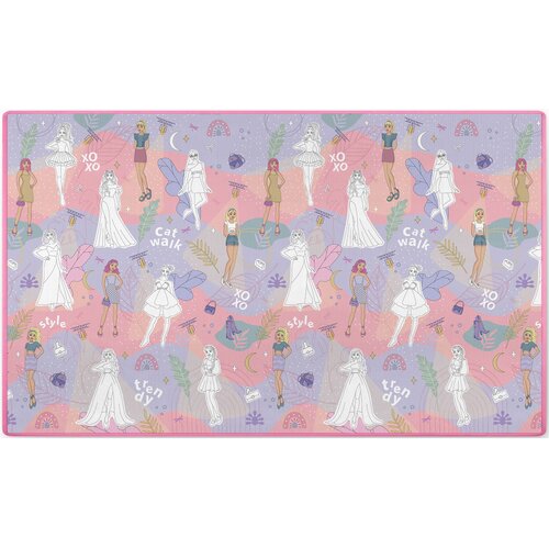 Mata piankowa RICOKIDS Zwijana Fashion RK-343 200 x 120 cm
