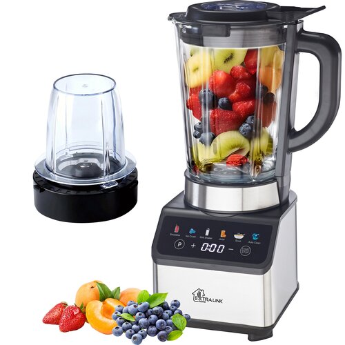 Blender kielichowy EXTRALINK L-10B 1200W (Dotykowy ekran) 6 programów kruszenie lodu dzbanek 1.5L