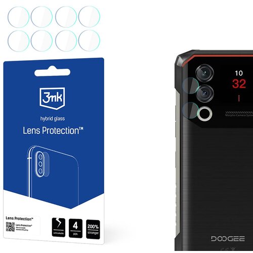 Szkło hybrydowe na obiektyw 3MK Lens Protection do Doogee Blade 10 Max
